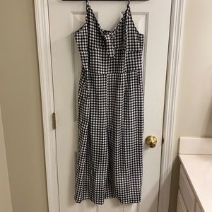 Plaid jumpsuit